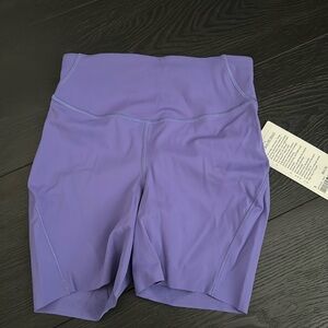Lululemon new with tags pace shorts 6 inch size 6